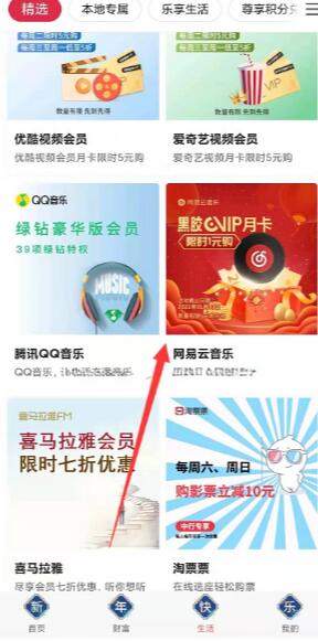 中行5元购1个月网易云音乐黑胶VIP会员 - 灰豹网络-灰豹网络